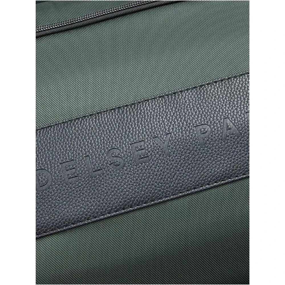 Delsey Paris Men's Dark Green Laptop Weekender Bag duffel bag, luggage new